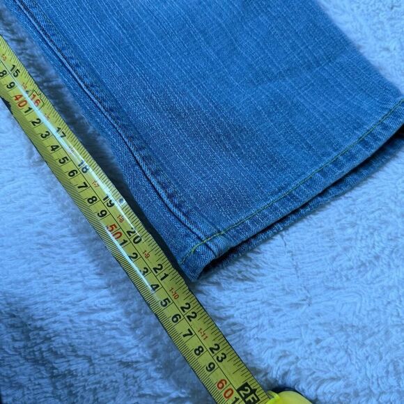 Vintage Y2K Luxurie Beaded Women’s Cropped Capri Denim Jeans - Picture 7 of 8